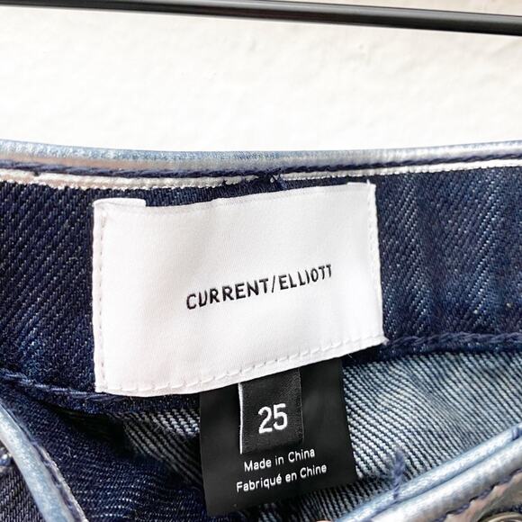 Current/Elliot Blue/Silver The Fling Cropp… - Picture 3 of 7